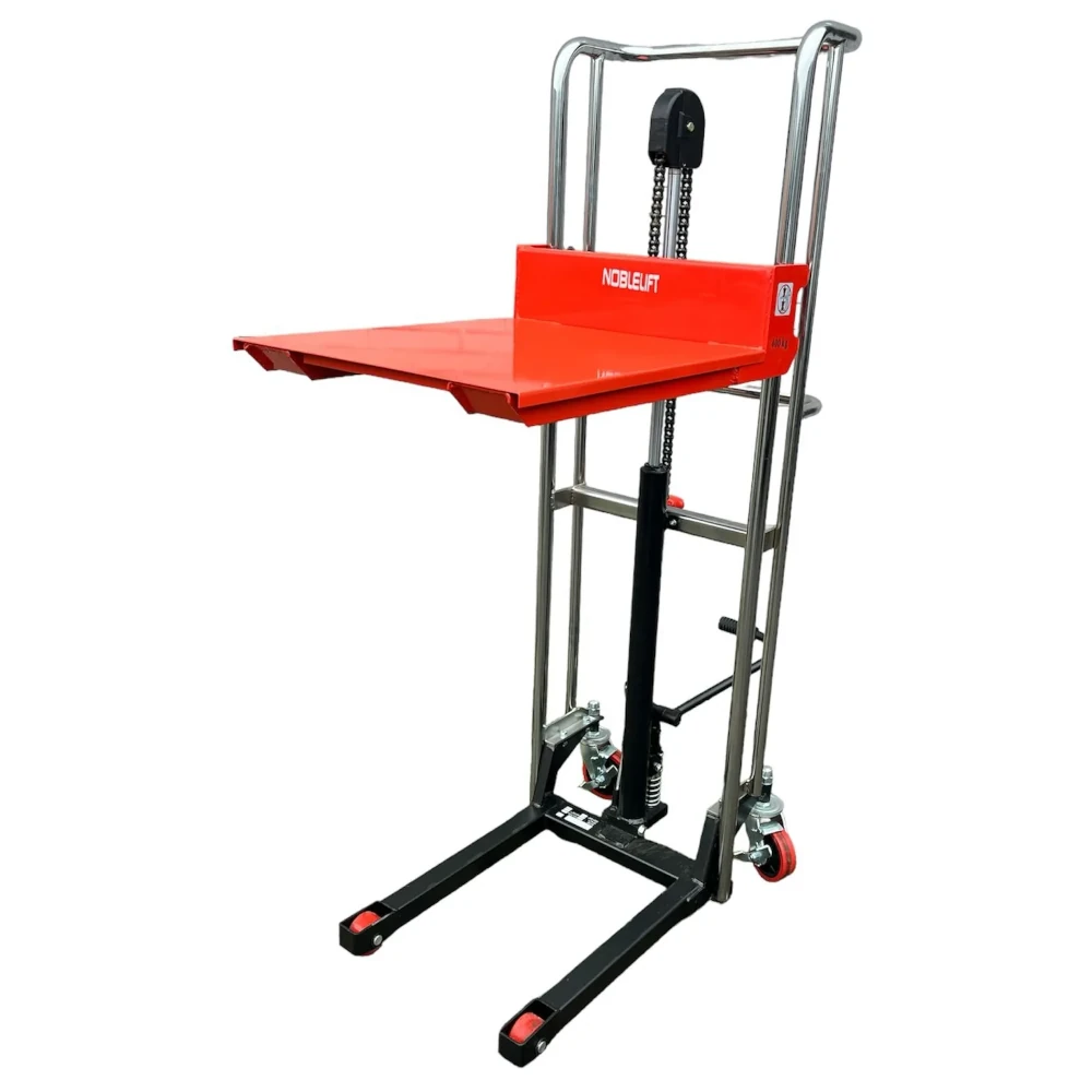 Laki visokopodizni viličar 400kg, mala težina, lako se prenosi dostavnim vozilom Noblelift PS0415