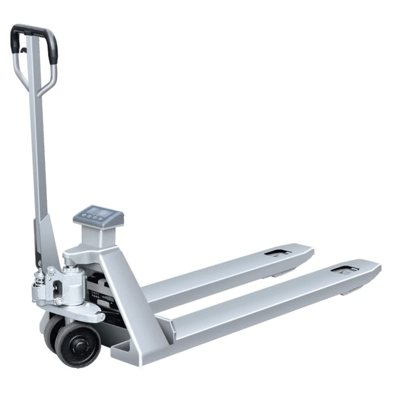 RPPV2000SS inox ročni paletni viličar s tehtnico iz nerjavečega jekla